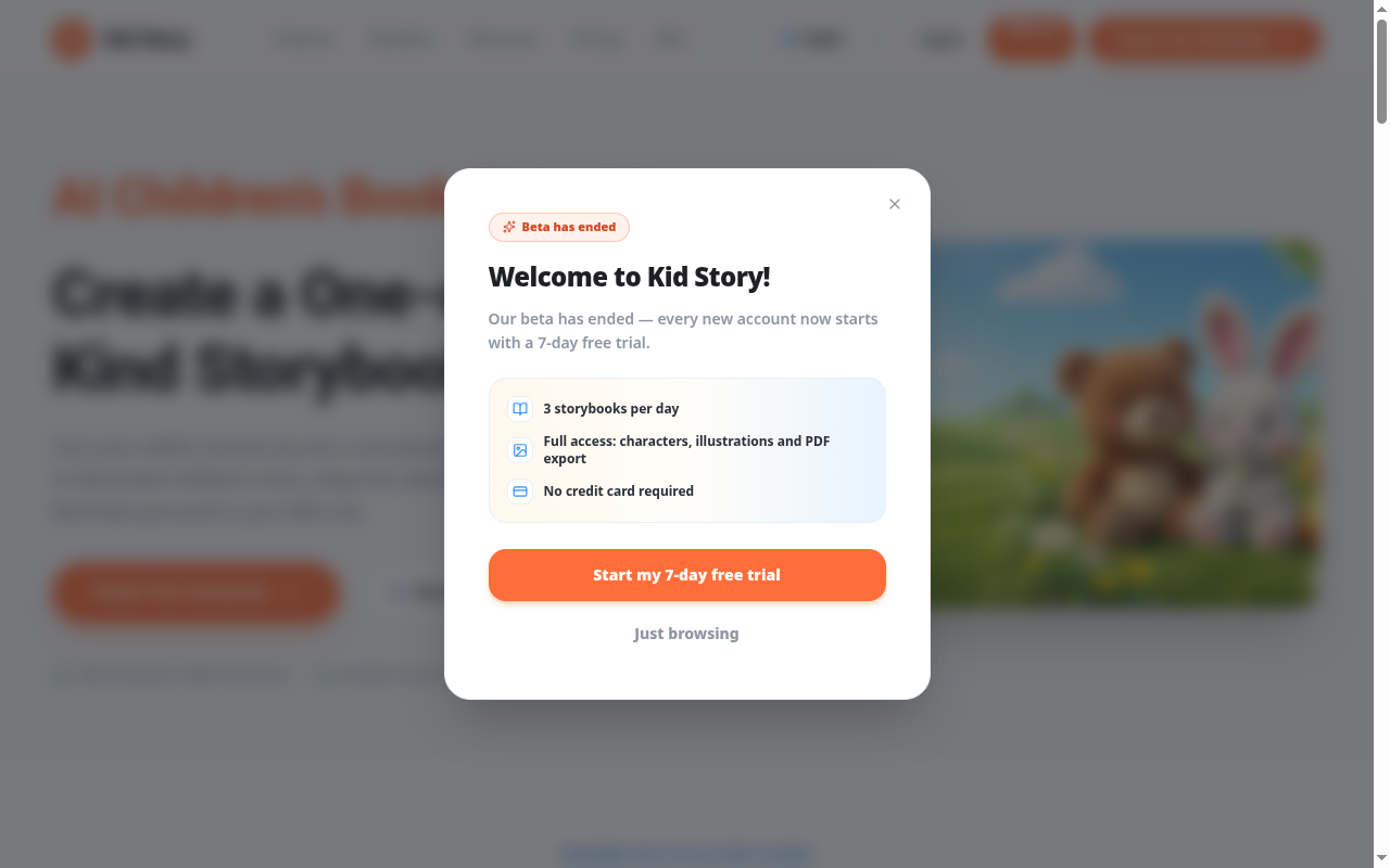 AI Children's Book Generator | Kid Story preview