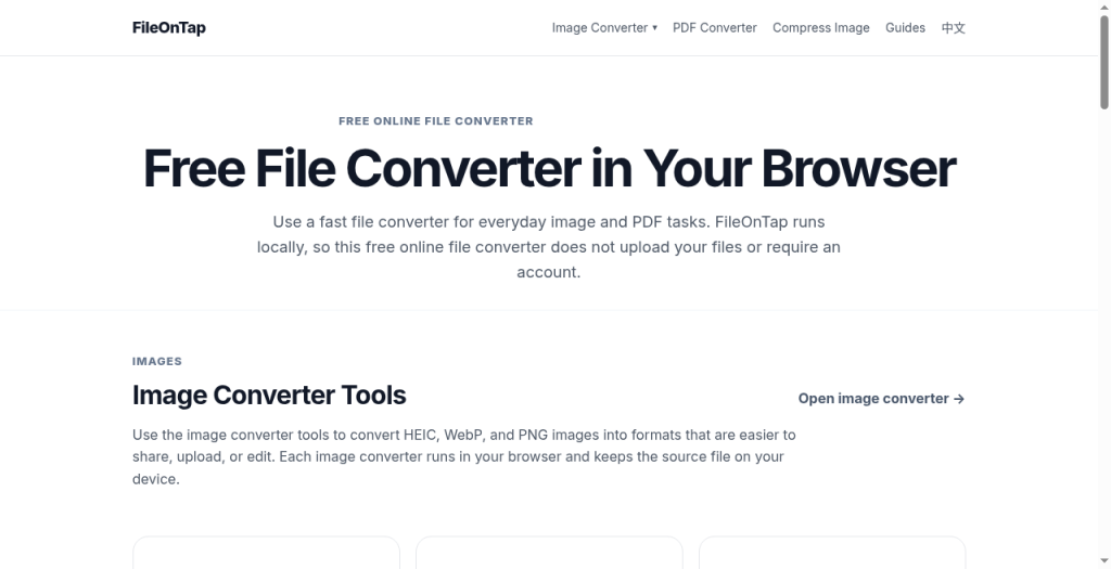 Free File Converter in Your Browser — No Upload | FileOnTap preview