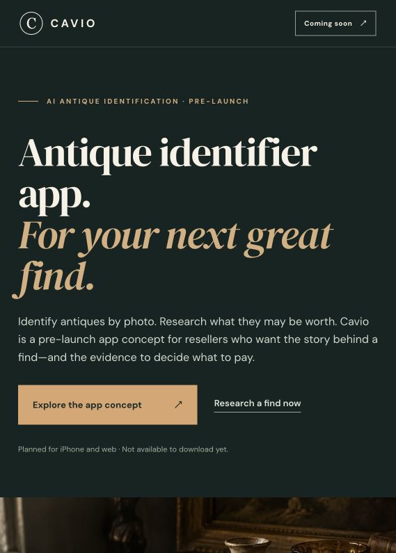 Antique Identifier App & Value by Photo | Cavio preview